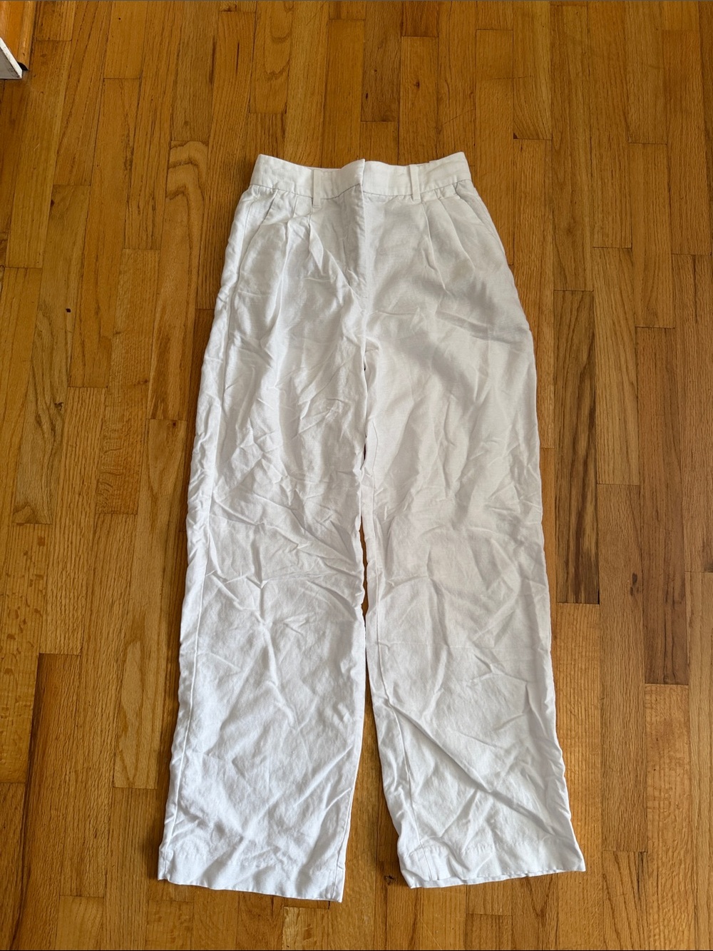 Aritzia linen effortless pants